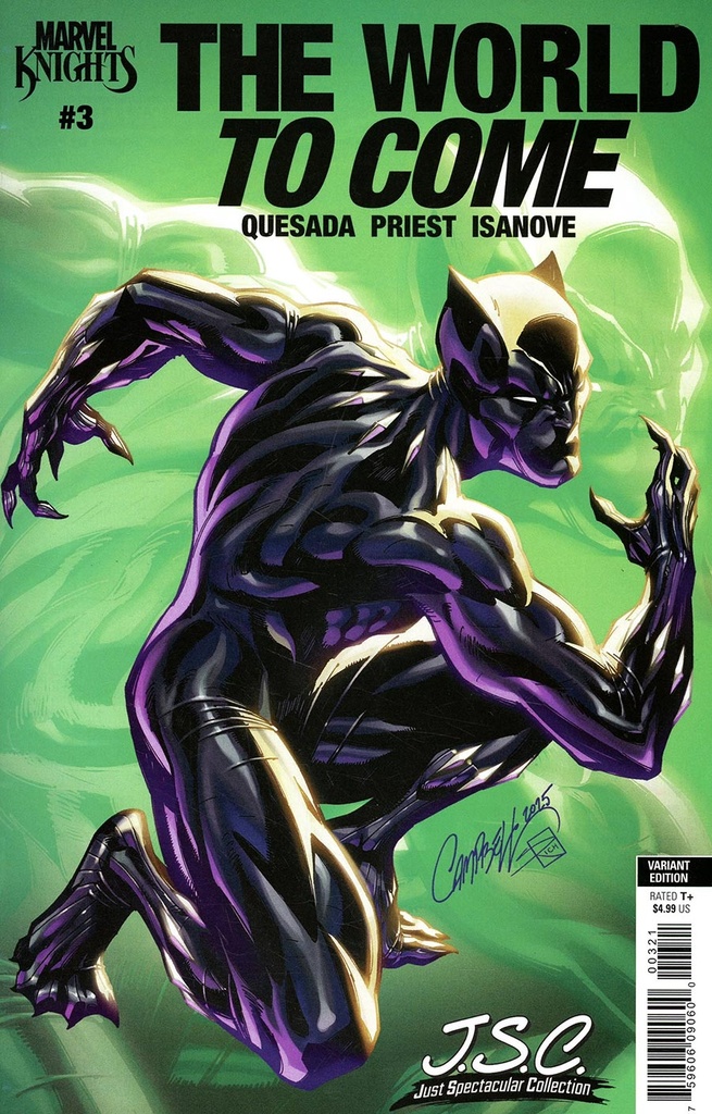 Marvel Knights: The World To Come #3 of 6 (J Scott Campbell Just Spectacular Collection Variant)