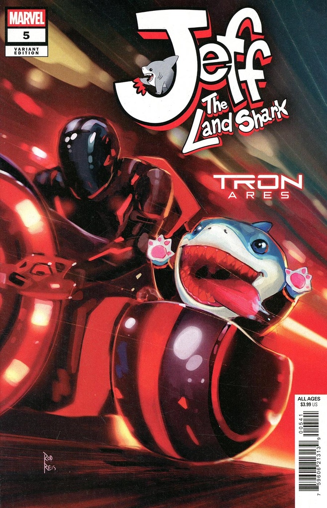 Jeff the Land Shark #5 (Rod Reis Tron Ares Variant)