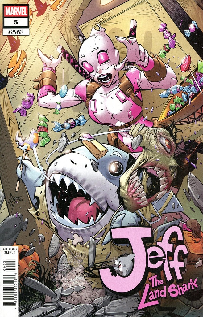 Jeff the Land Shark #5 (Federico Vicentini Variant)