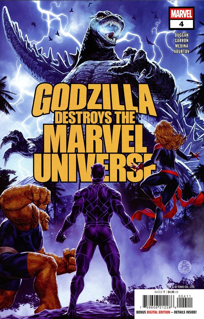Godzilla Destroys the Marvel Universe #4