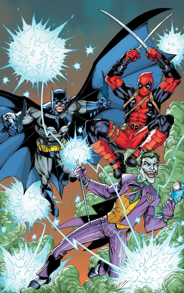 Marvel/DC: Deadpool/Batman #1 (2nd Printing 1:25 Mark Bagley Virgin Variant)