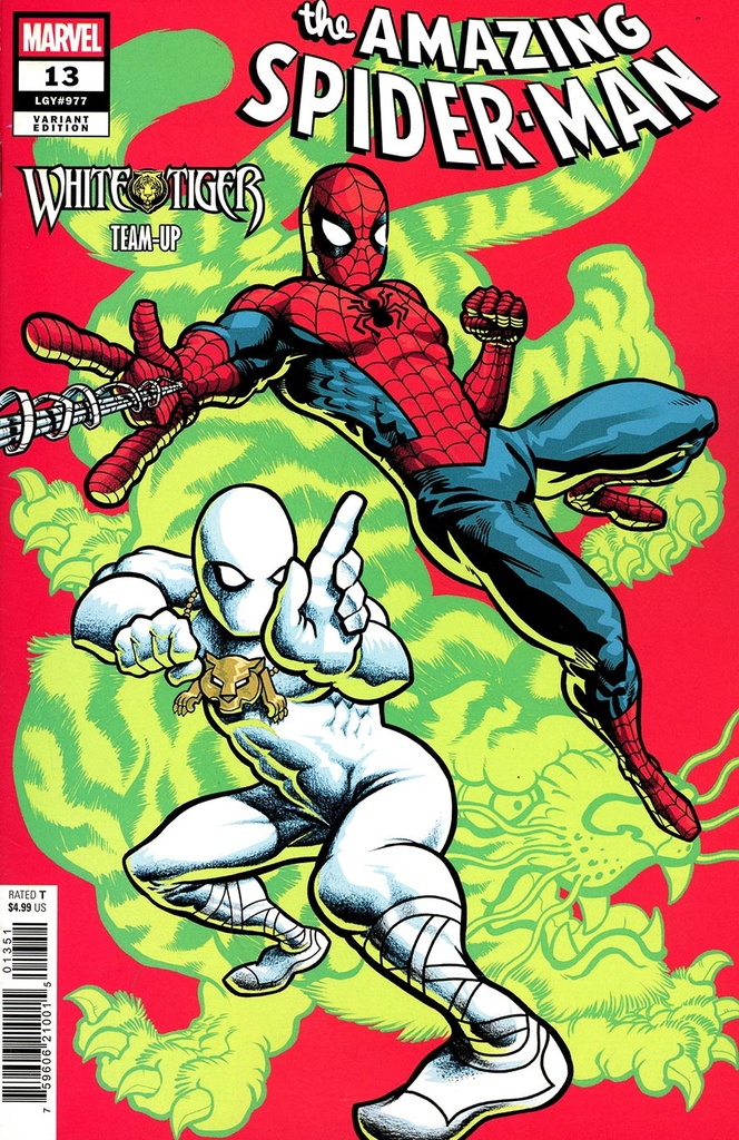 Amazing Spider-Man #13 (J Gonzo White Tiger Team-Up Variant)