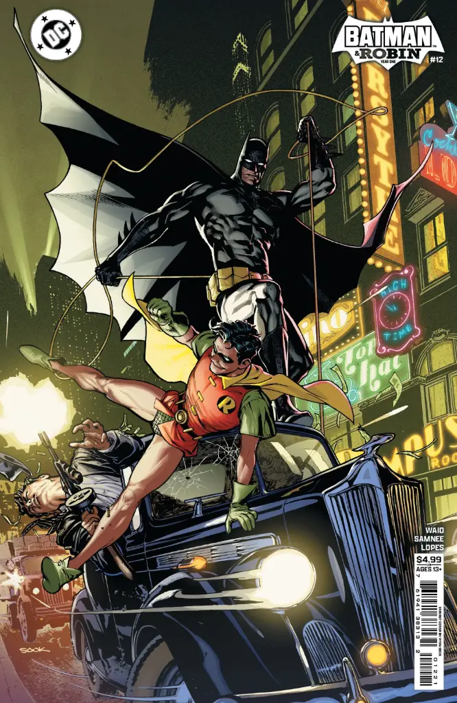 Batman and Robin: Year One #12 of 12 (Cover C Ryan Sook Card Stock Variant)