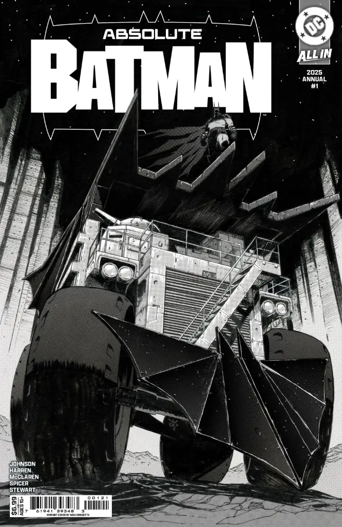 Absolute Batman 2025 Annual #1 (Cover B Nick Dragotta Card Stock Variant)