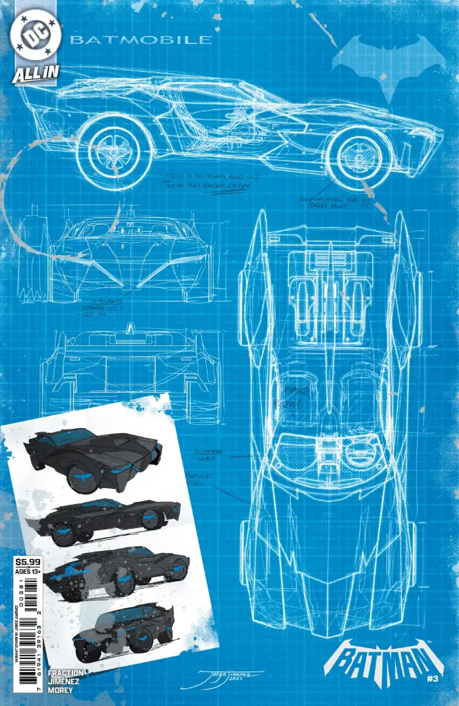 Batman #3 (Cover E Jorge Jimenez Bat-Gadget Card Stock Variant)