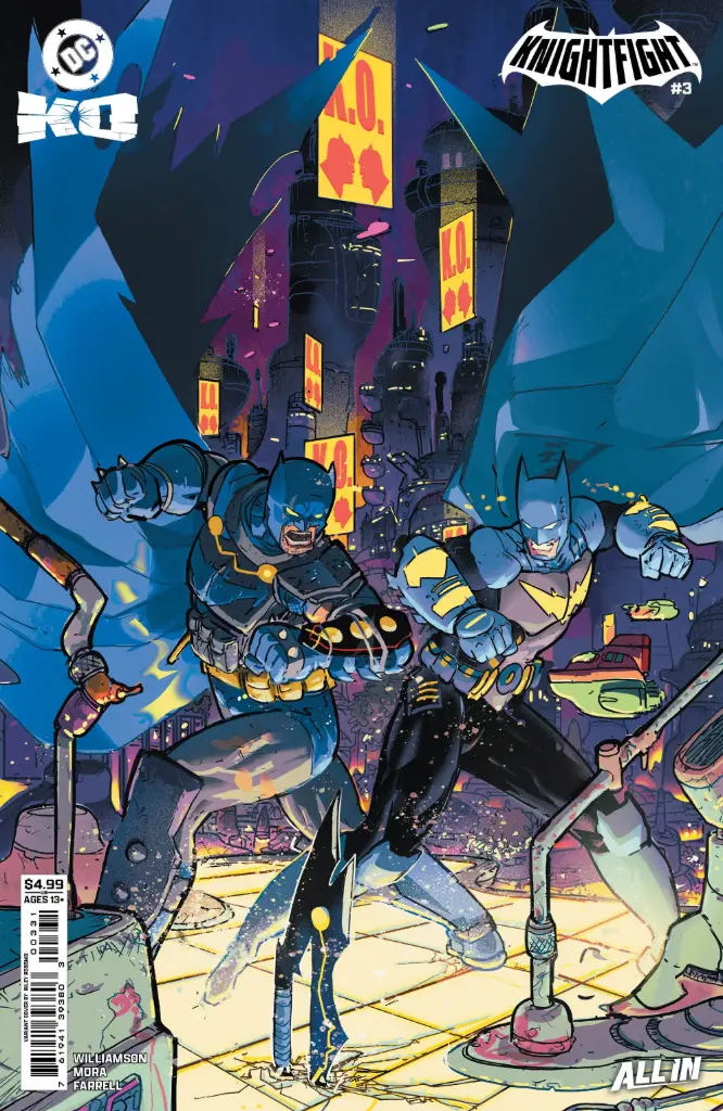DC K.O: Knightfight #3 of 4 (Cover D Riley Rossmo Card Stock Variant)
