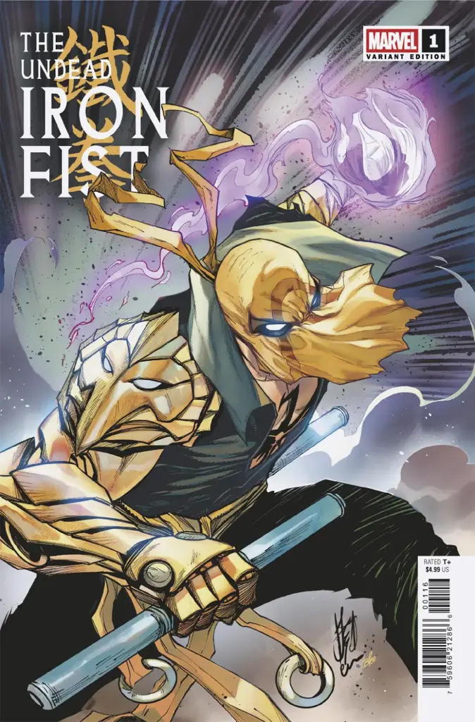 The Undead Iron Fist #1 (1:25 Stefano Caselli Variant)