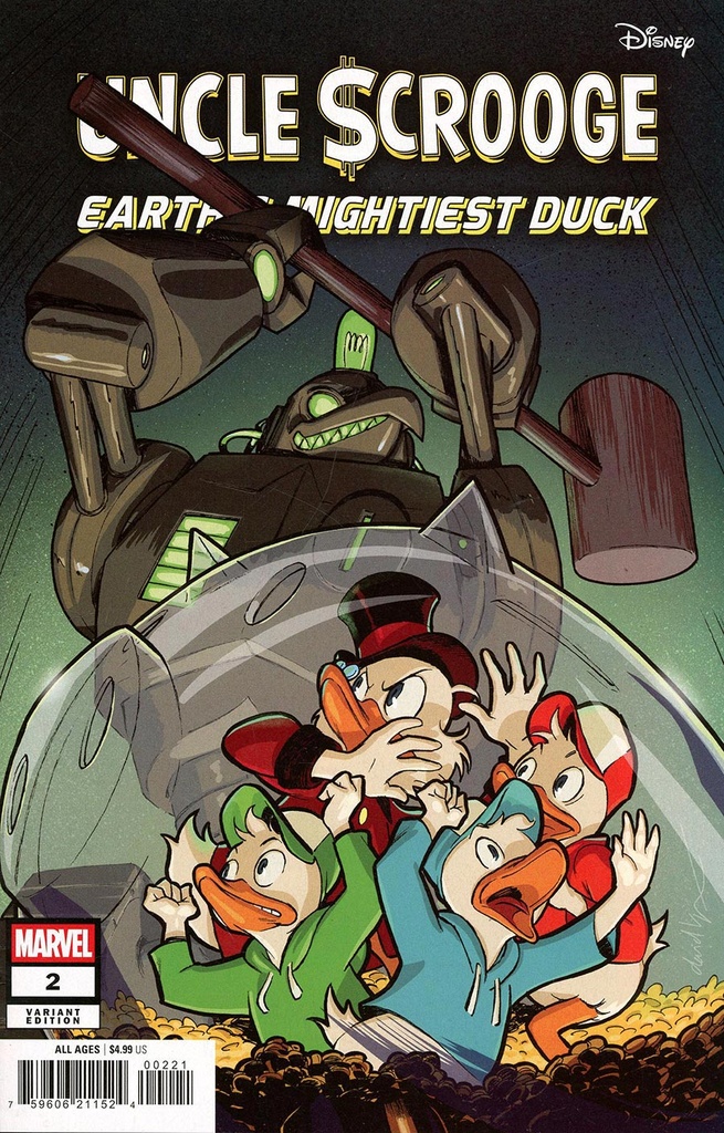 Uncle Scrooge: Earth's Mightiest Duck #2 (David Lopez Variant)