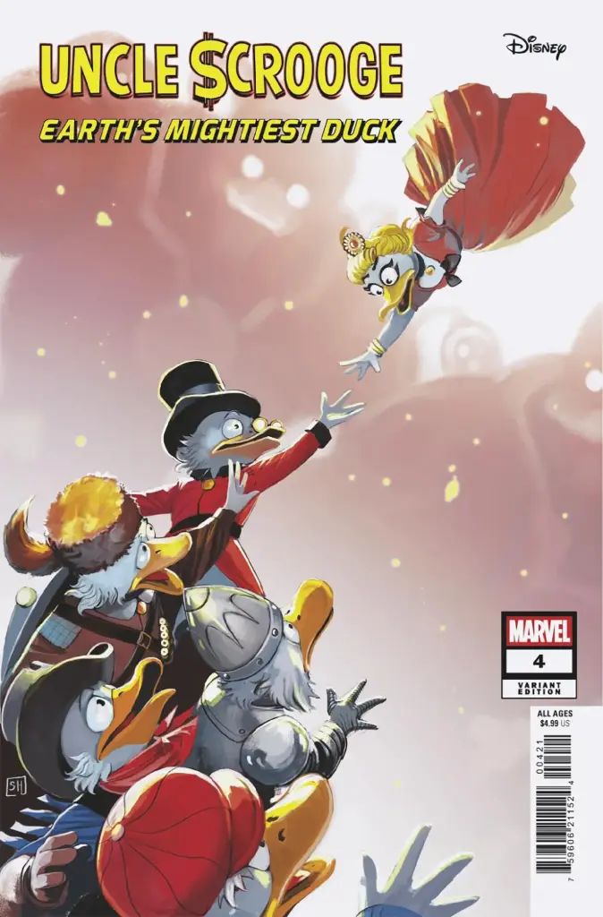 Uncle Scrooge: Earth's Mightiest Duck #4 (Stephanie Hans Variant)