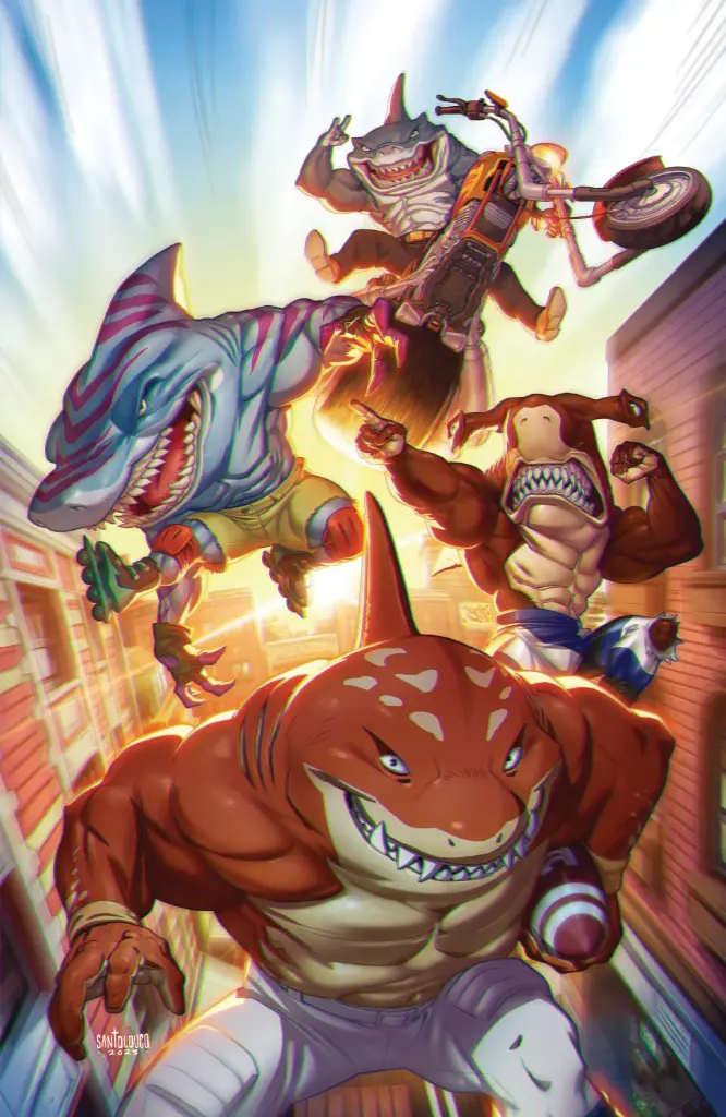 Street Sharks #2 (1:25 Mateus Santolouco Virgin Variant)