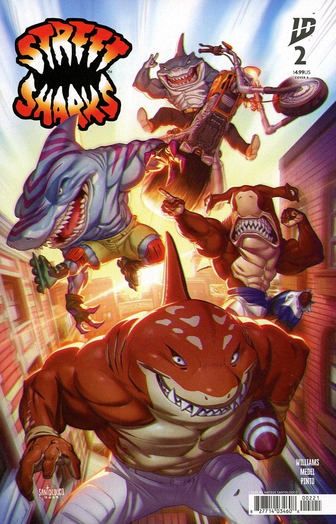 Street Sharks #2 (Cover B Mateus Santolouco)