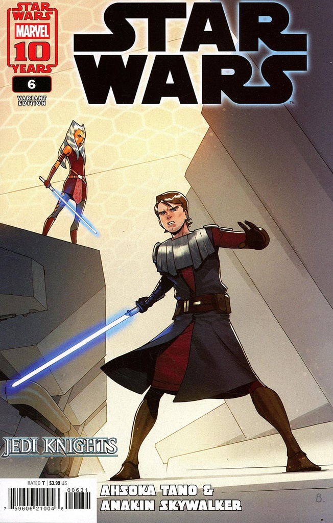 Star Wars #6 (Bengal Ahsoka & Anakin Jedi Knights Variant)