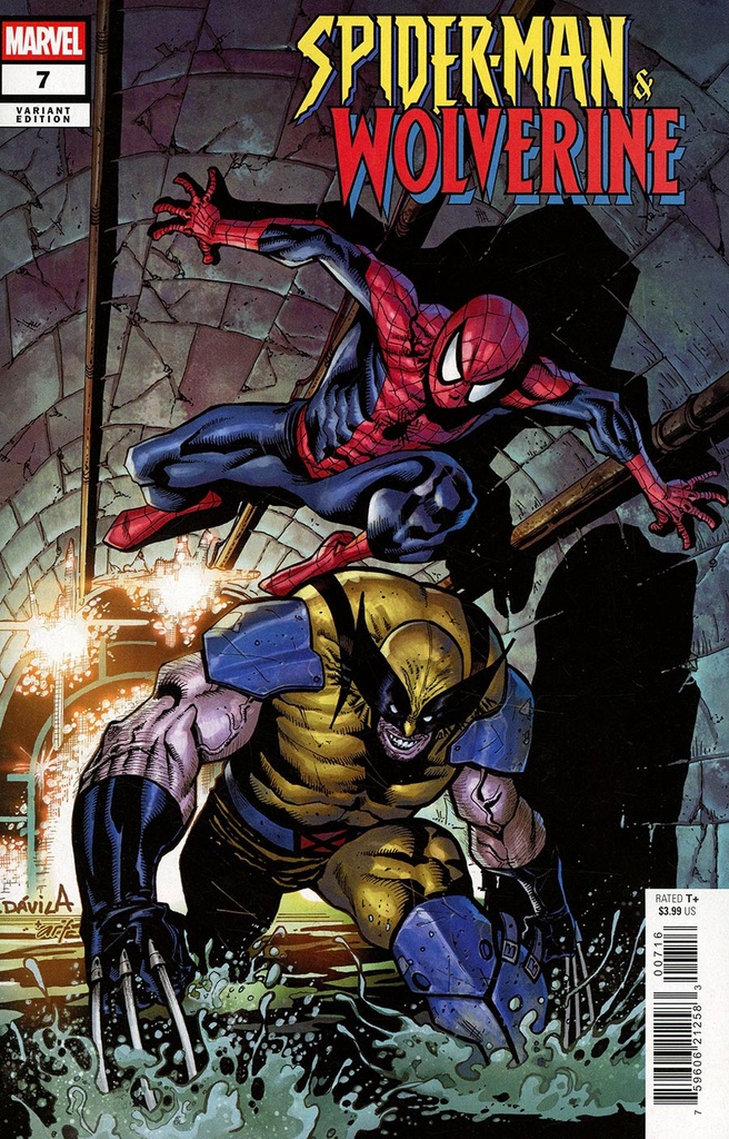 Spider-Man & Wolverine #7 (1:25 Sergio Davila Variant)