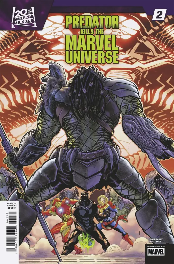 Predator Kills the Marvel Universe #2 (1:25 David Baldeon Variant)