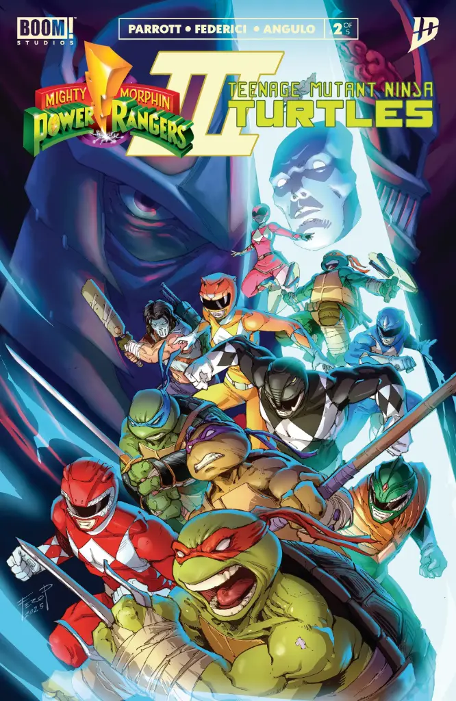 Mighty Morphin Power Rangers/Teenage Mutant Ninja Turtles III #2 (1:25 Fero Pe Variant)