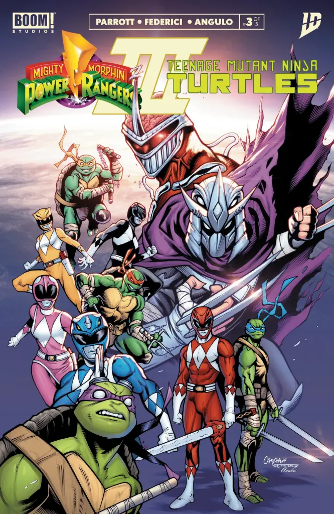 Mighty Morphin Power Rangers/Teenage Mutant Ninja Turtles III #3 (Cover J Chris Campana Reveal Variant)