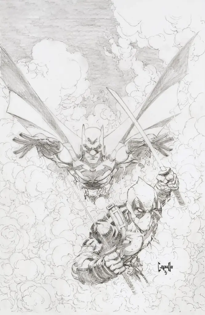 Marvel/DC: Deadpool/Batman #1 (1:200 Greg Capullo Virgin Sketch Variant)