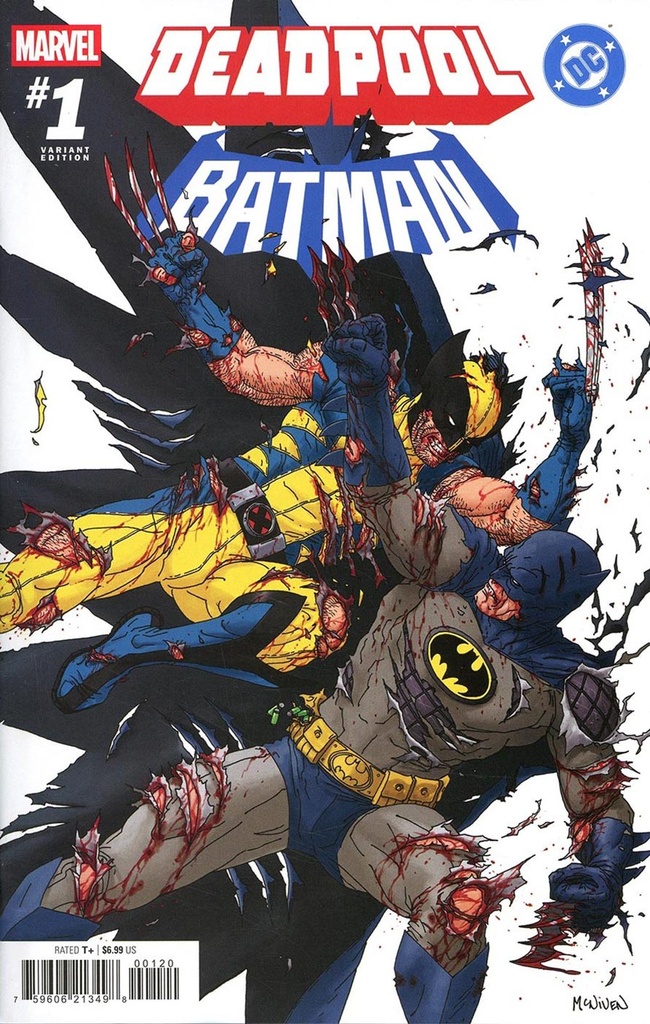 Marvel/DC: Deadpool/Batman #1 (1:25 Steve McNiven Wolverine & Batman Variant)