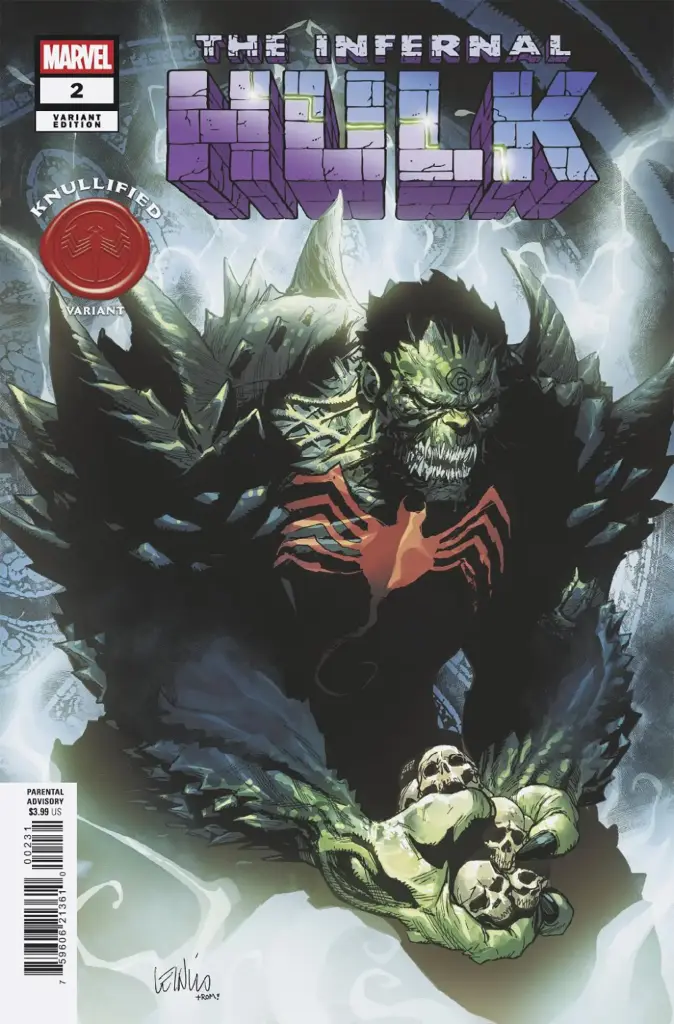 Infernal Hulk #2 (Leinil Francis Yu Knullified Variant)