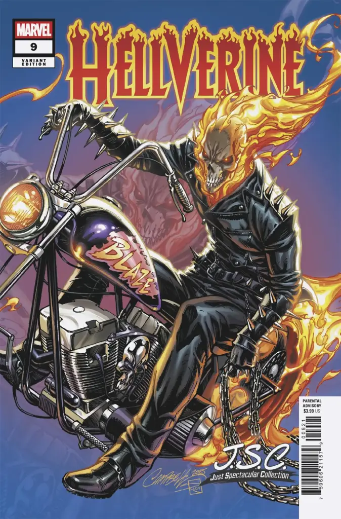 Hellverine #9 (J Scott Campbell Just Spectacular Collection Variant)