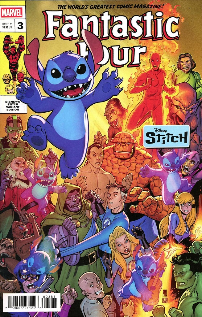Fantastic Four #3 (Paco Medina Disney Stitch Variant)