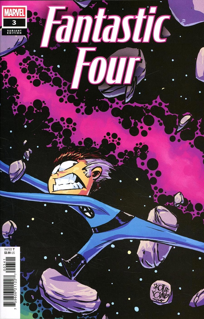 Fantastic Four #3 (Skottie Young 5-Part Connecting Variant)