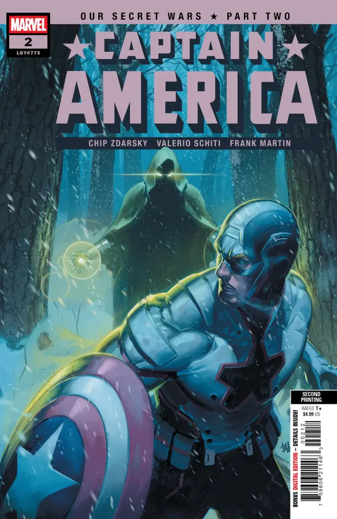 Captain America #2 (2nd Printing Ben Harvey Variant)