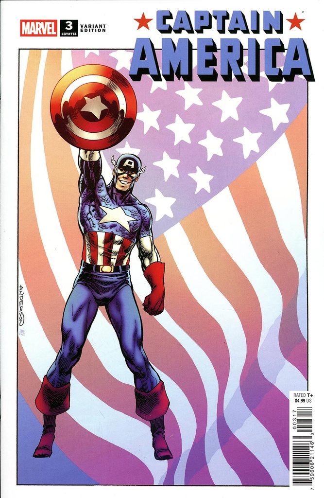Captain America #3 (1:50 Brent Anderson Hidden Gem Variant)