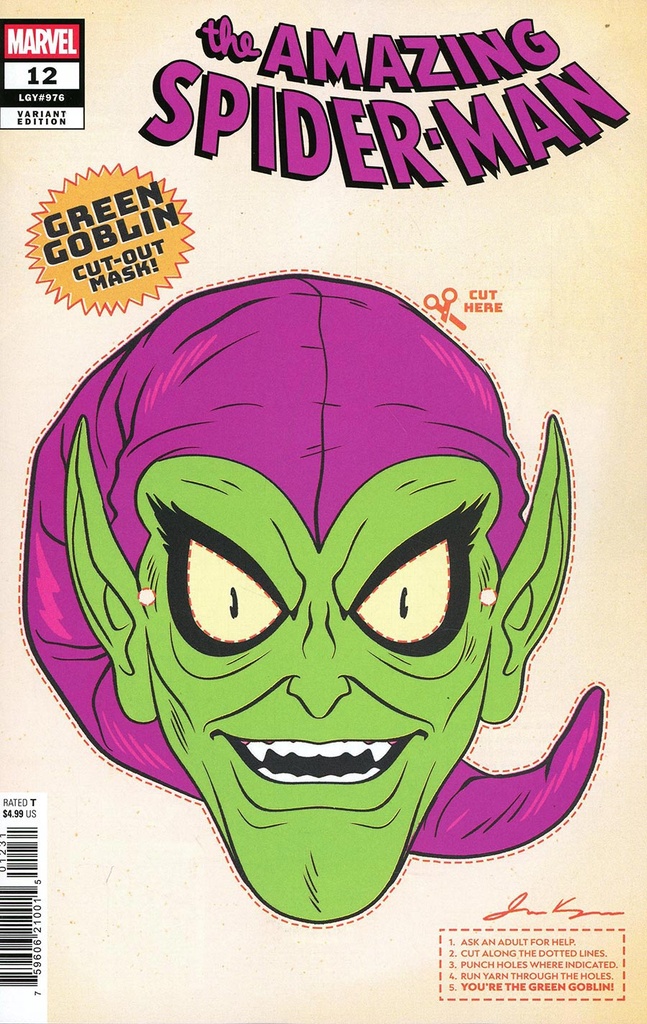 Amazing Spider-Man #12 (Retro Halloween Mask Variant)