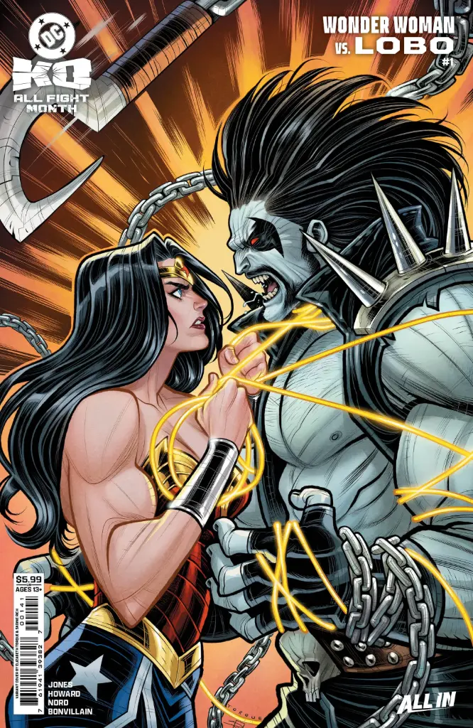 DC K.O: Wonder Woman vs. Lobo #1 (Cover D Elizabeth Torque Card Stock Variant)