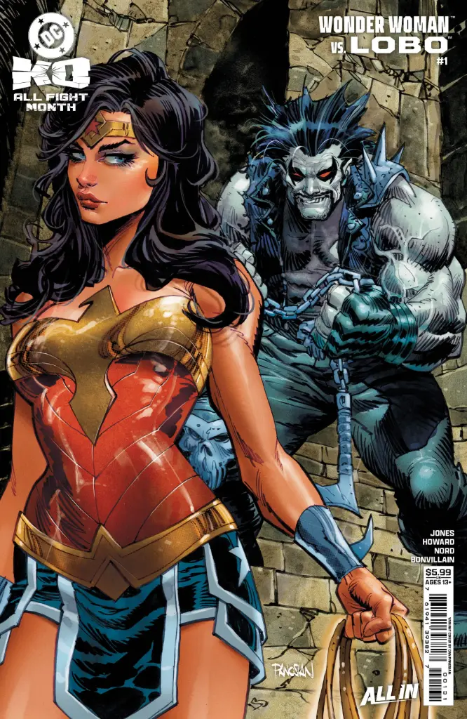DC K.O: Wonder Woman vs. Lobo #1 (Cover B Dan Panosian Card Stock Variant)