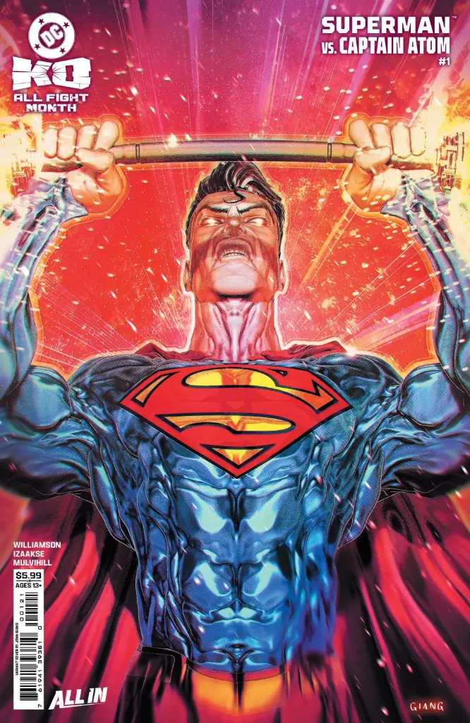 DC K.O: Superman vs. Captain Atom #1 (Cover B John Giang Card Stock Variant)