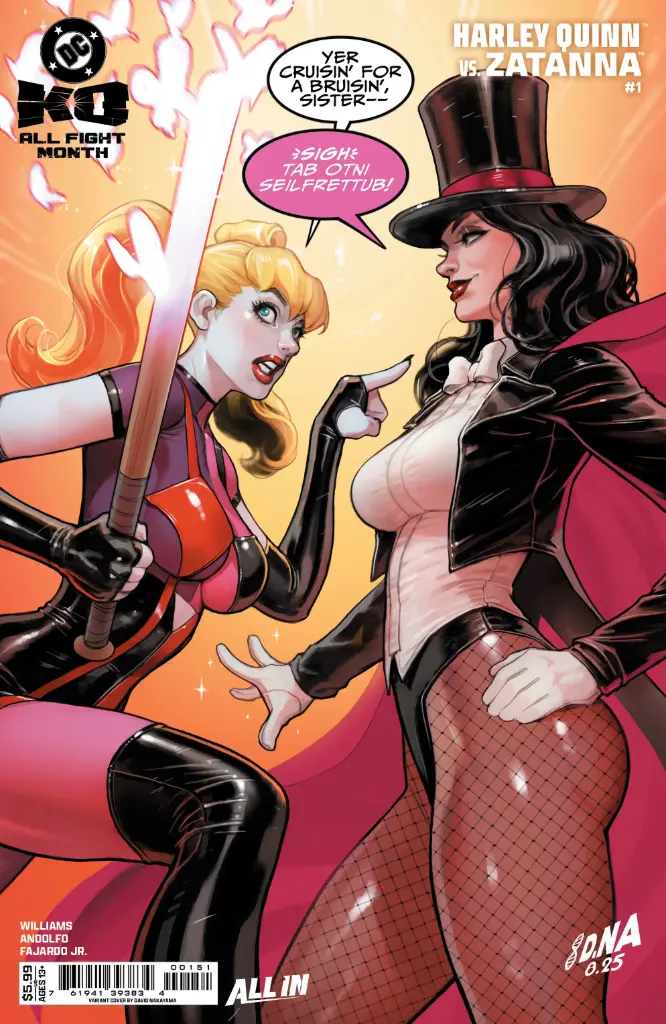 DC K.O: Harley Quinn vs. Zatanna #1 (Cover E David Nakayama Card Stock Variant)