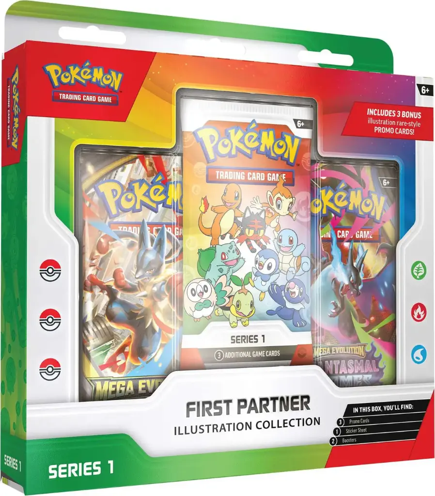 Pokémon: First Partner Illustration Collection - Series 1