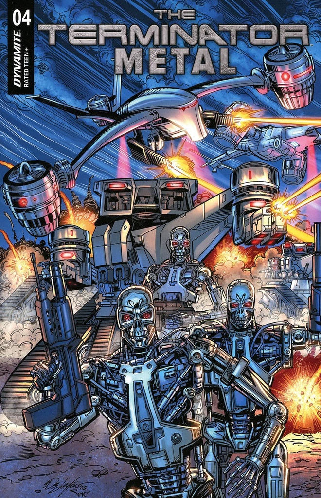The Terminator: Metal #4 (Cover B Bob Layton)