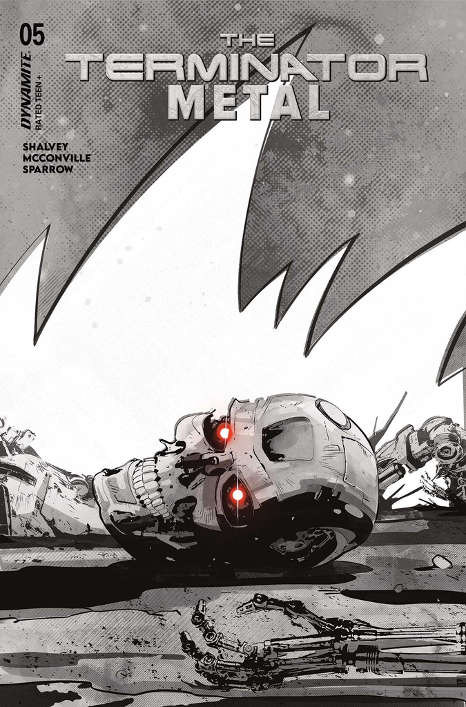 The Terminator: Metal #5 (1:5 Sebastian Piriz B&W Variant)
