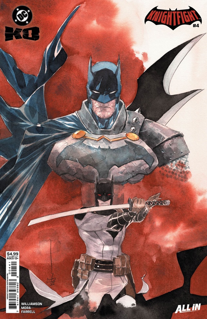 DC K.O: Knightfight #4 of 4 (Cover D Dustin Nguyen Card Stock Variant)