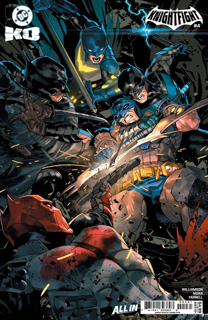 DC K.O: Knightfight #4 of 4 (Cover C Yasmine Putri Card Stock Variant)