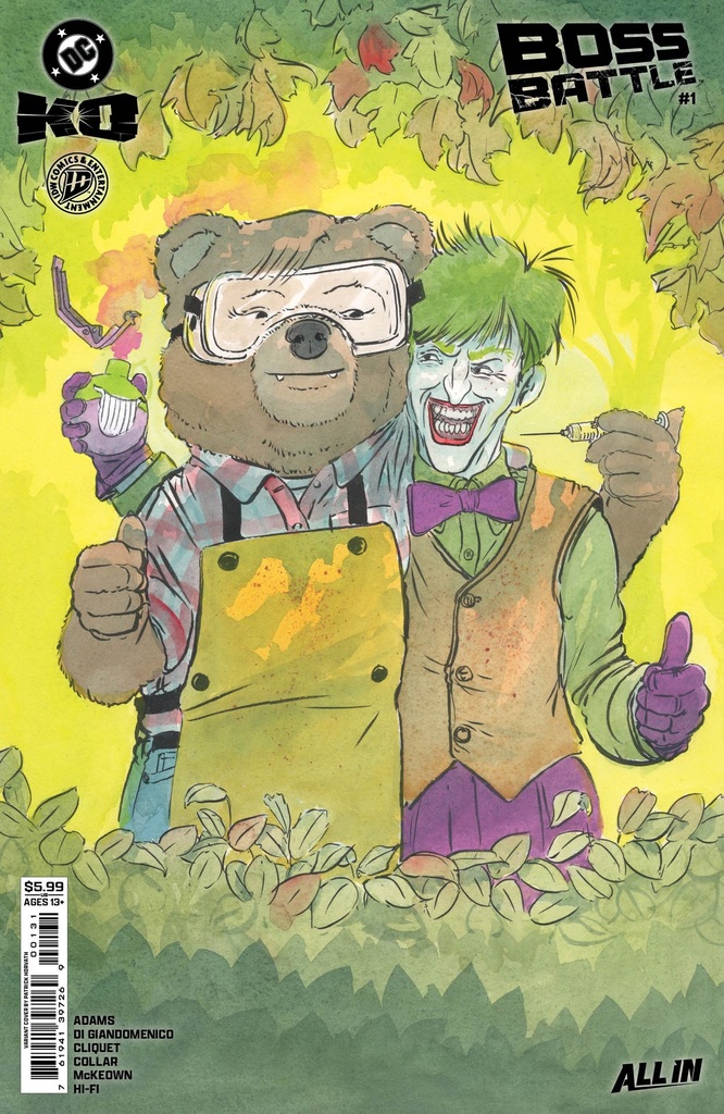 DC K.O: Boss Battle #1 (Cover C Patrick Horvath Card Stock Variant)
