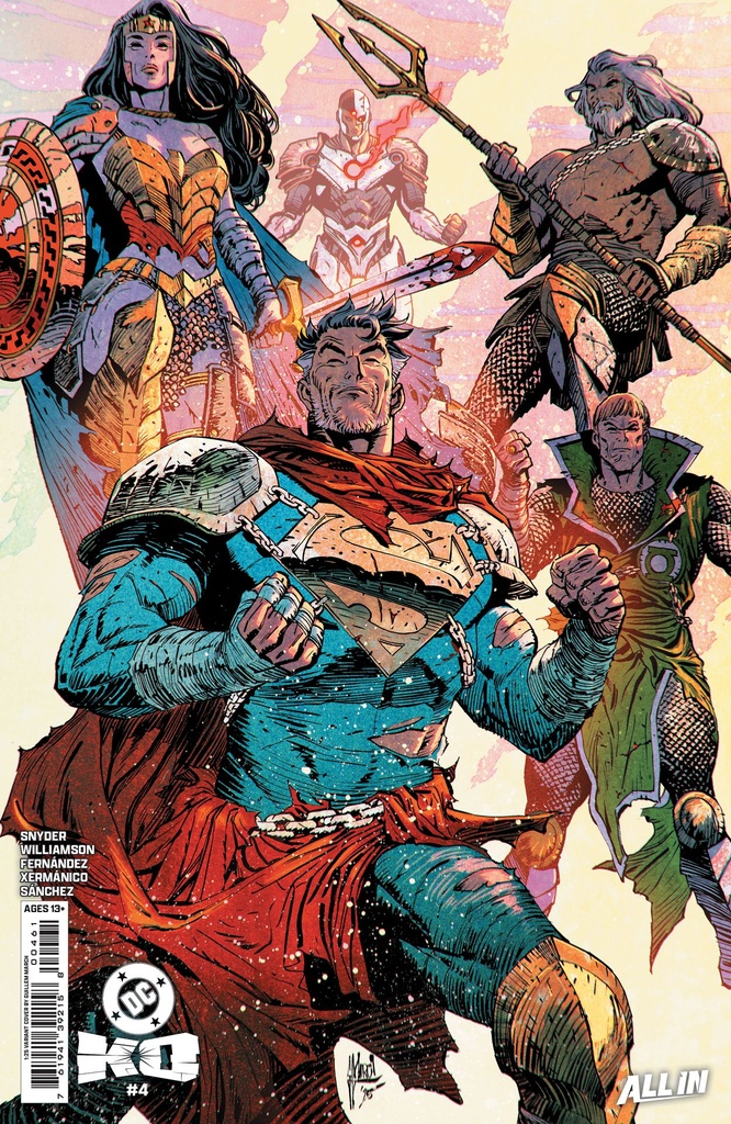 DC K.O. #4 of 5 (1:25 Guillem March Card Stock Variant)