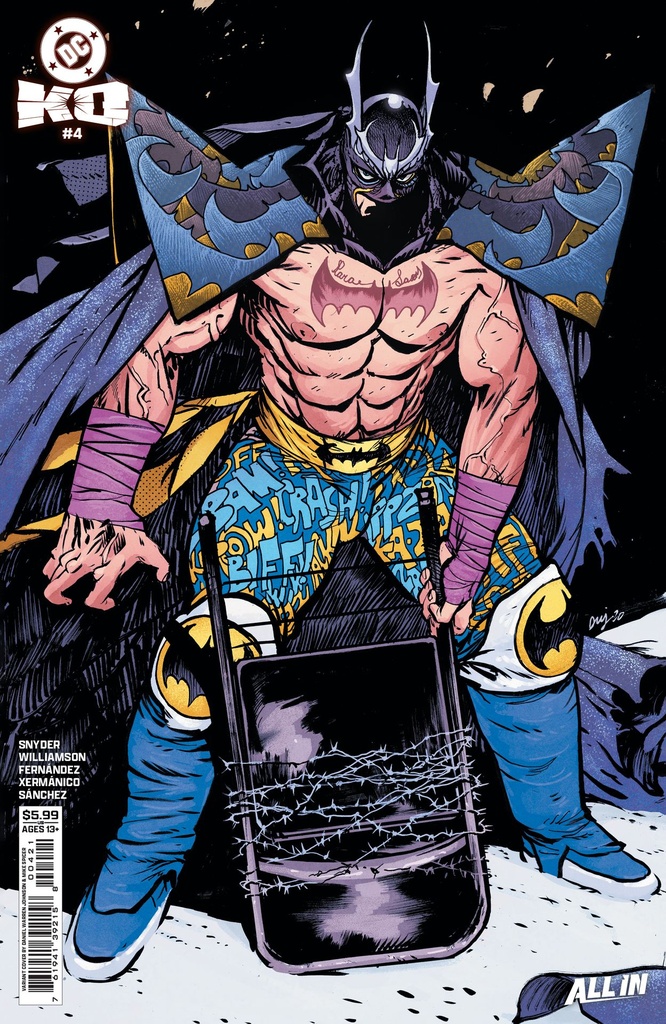 DC K.O. #4 of 5 (Cover B Daniel Warren Johnson Card Stock Variant)