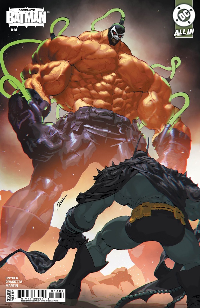 Absolute Batman #14 (2nd Printing Cover B Gerald Parel Card Stock Variant)