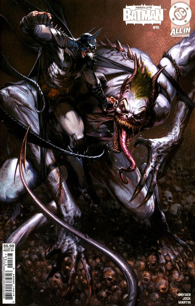 Absolute Batman #15 (2nd Printing Cover B Gabriele Dell'Otto Card Stock Variant)