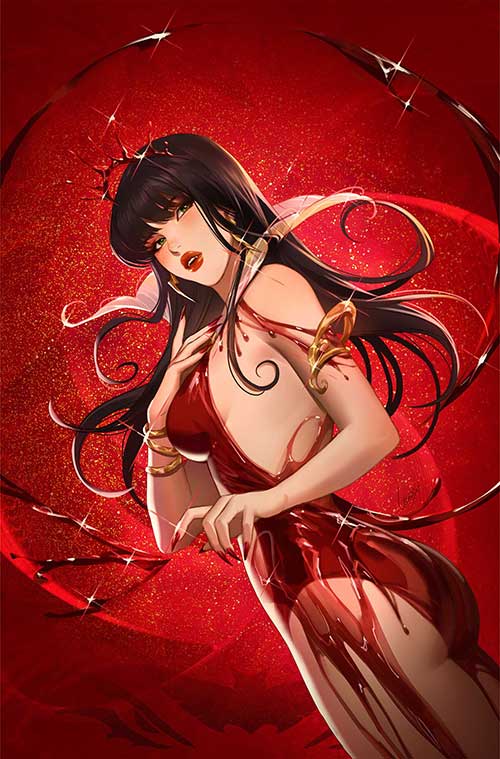 Vampirella: Armageddon #2 (Cover H Lesley Leirix Li Virgin Foil Variant)