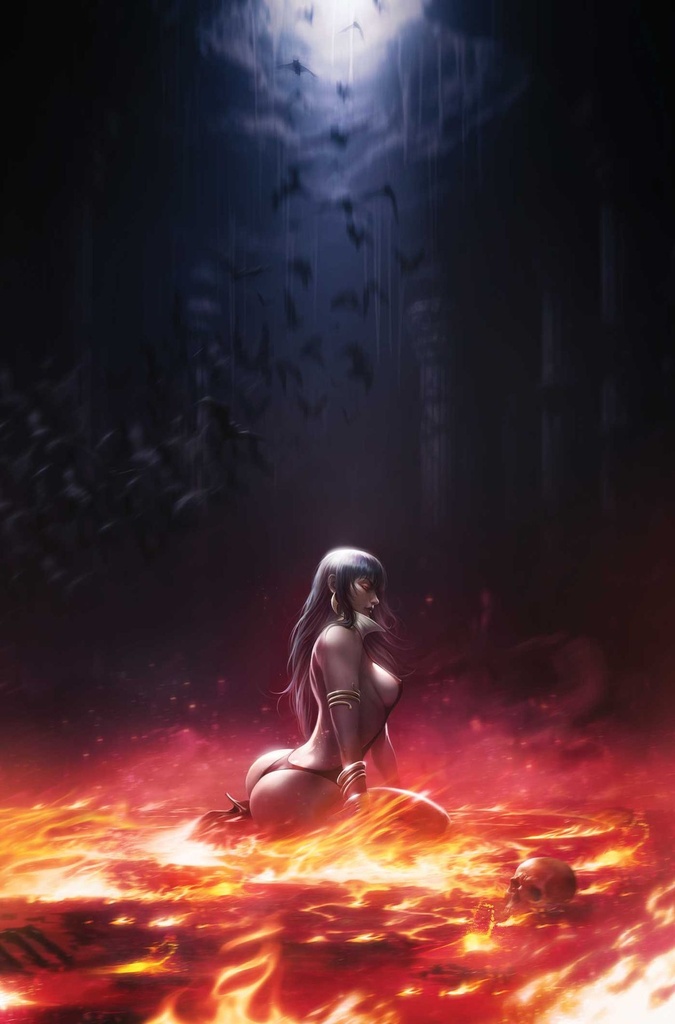 Vampirella: Armageddon #7 (Cover E Francesco Mattina Virgin Metal Premium Variant)