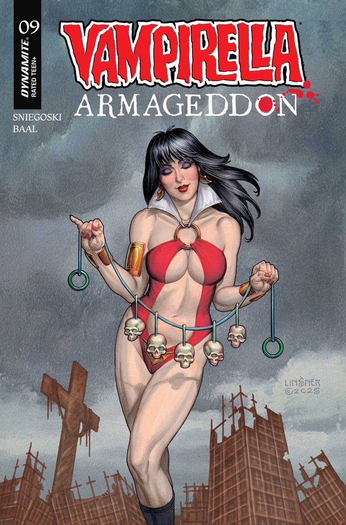 Vampirella: Armageddon #9 (Cover C Joseph Michael Linsner)