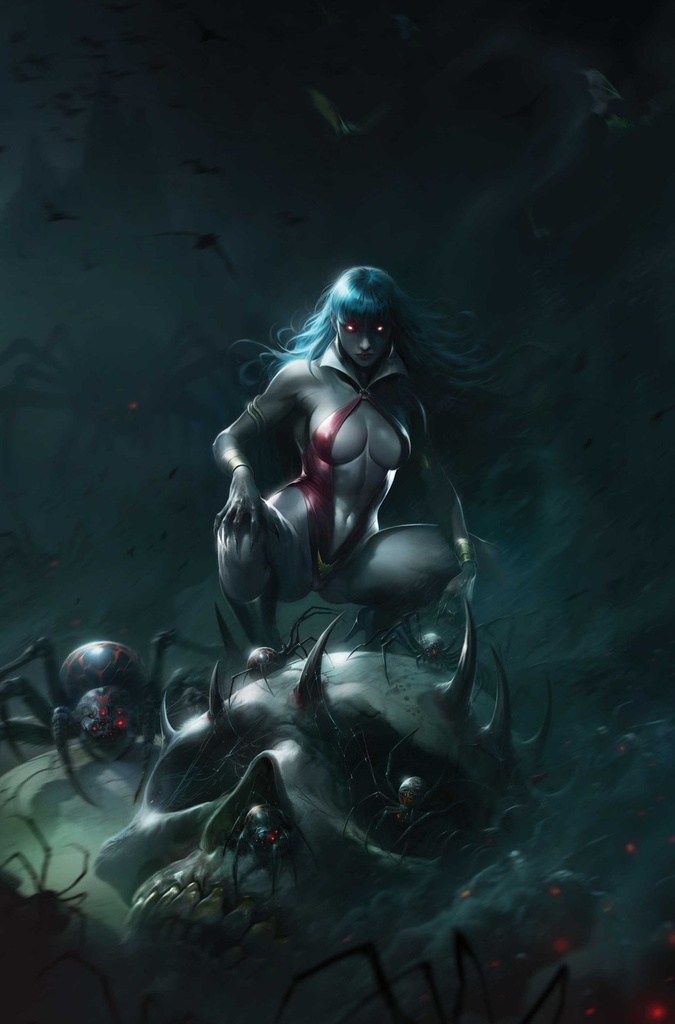 Vampirella: Armageddon #10 (Cover E Francesco Mattina Virgin Metal Premium Variant)