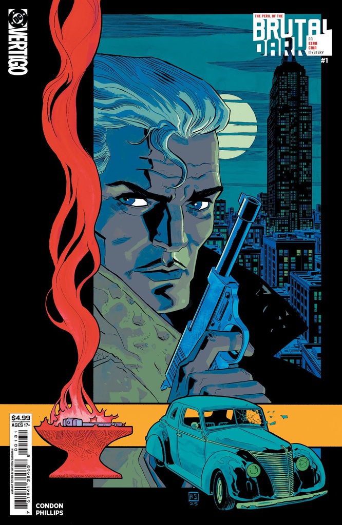 The Peril of the Brutal Dark: An Ezra Cain Mystery #1 of 6 (Cover C Hayden Sherman Card Stock Variant)