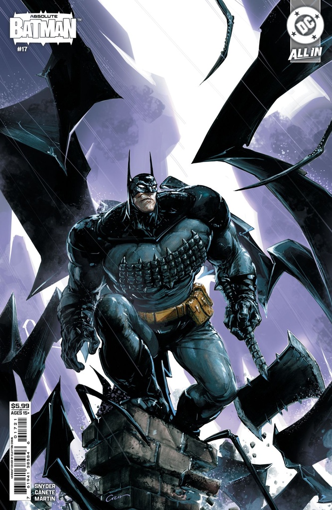 Absolute Batman #17 (Cover B Clayton Crain Card Stock Variant)
