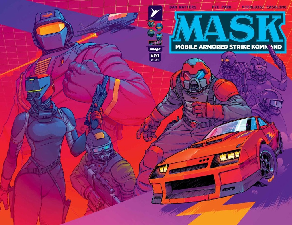 M.A.S.K. #1 (Cover A Pye Parr Wraparound Cover)